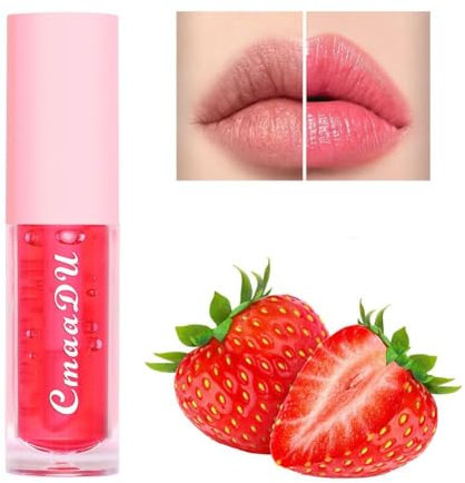 Fruit Color Changing Lip Gloss Tint Stain Korean Lip Oil Lip Glaze 6 Colors Cup Lips lasting Long Non-Stick Makeup