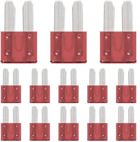 ALLECIN 30 Pièces 10A Micro2 Fusible Voiture 10Amp Micro 2 Fusibles Voiture pour Auto Moto Automobile Camion 10Ampère Car Fuses