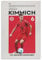 LUUJPWLN Joshua Kimmich Poster, Bayern München, Poster, Joshua Kimmich, Druck, Kunstposter, Deutscher Fußballer, Leinwand, Poster, Schlafzimmer, Dekoration, Landschaft, Büro, Raumdekoration, Geschenk,