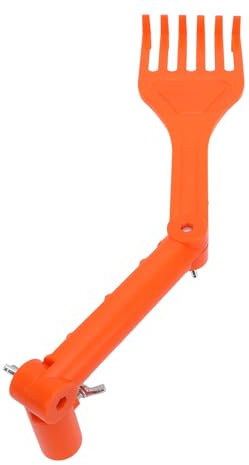 Roof Gutter Cleaner, ABS Adjustable Mini Rake with Rotatable Handle Multifunctional Roof Gutter Washing Tool for Removing Leaves Branches from Roofs, Gutters