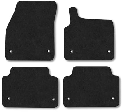Land Rover Range Rover Evoque (2019+) [Manual] Premium Carpet Car Mats | Black Edge Trim Premium Floor Mats Tailored Fit Full Coverage Protection Accessories Easy Clean Anti Slip Made in the UK