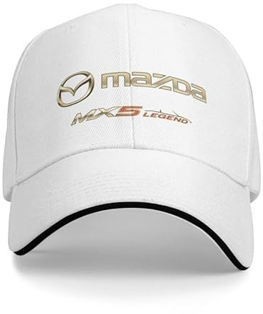 VBGHRE Auto Kappe für Mazda MX-5, mit Auto Abzeichen Baseball Cap für Herren Damen Zubehör,B