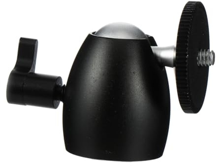 EPIGEIST 2pcs Camera Mount Adapter Tripod Ball Head Bracket with Screw Knob for DSLR Cameras LED Lights and Monitors Compatible with Flash Brackets and Camcorders