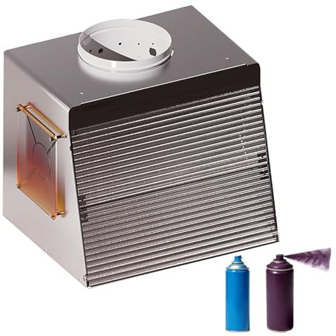 Cabine de pulvérisation d'aérographe, avec ventilateur d'échappement de 5000 tr/min, station pulvérisation d'aérographe portable, kit peinture à l'aérographe, peinture portable