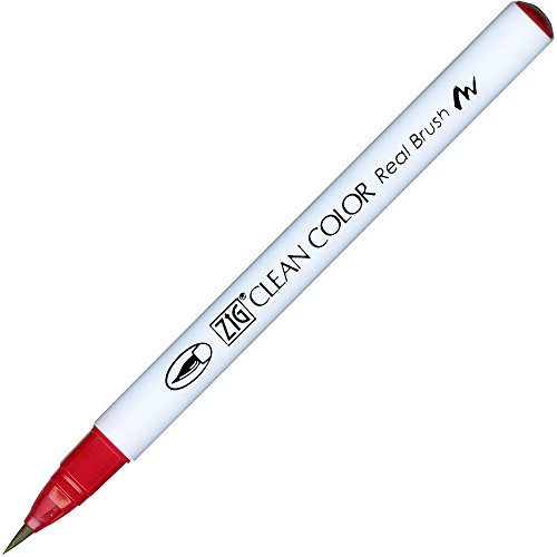 Zig Clean Color Real Brush Marker Pen 024 Wine Rose
