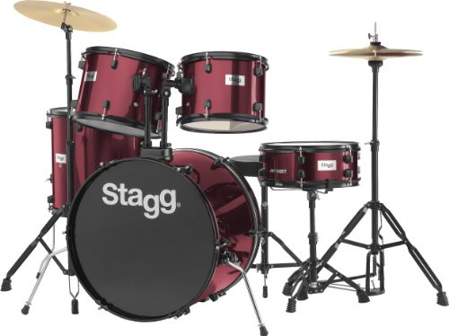 5-piece, 6-ply basswood, 22 standard drum set w/ hardware