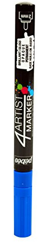 Pébéo 4ARTIST Marker 2MM - Marqueur permanant Base Huile - Bleu Foncé
