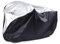 Maveek Fahrradabdeckung aus 190T Nylon, robust, hält jedem Wetter stand, Wasserdicht, Staubdicht, bietet UV-Schutz, inkl. Aufbewahrungstasche mit Kordelzug, 1 Bike - Black & Silver