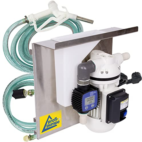 Pompa AdBlue Urea Tank-Set - Facile da Installare Con Pistola, Contatore e Tubo per Travaso