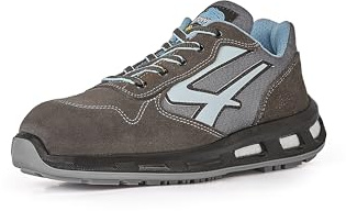U-Power Red Lion Lolly, Unisex-Sicherheitsschuhe, leichte, flexible, pannensichere Lederturnschuhe, mit Infinergy-Einsatz, mit Aluminium-Zehenkappen - Grey & Blue 40