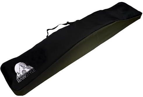 Rawstyle Snowboard Tasche, Boardbag, Snowboardbag, 170cm, XXL (schwarz-Olive)