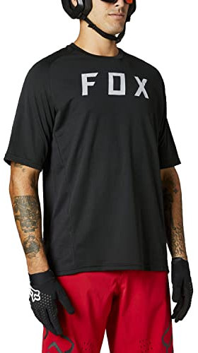 Fox Defend SS Jersey - Black, XL/Short Sleeve Mountain Biking Trail Bike T Shirt Top Tee Enduro Downhill Cycling Cycle Riding Ride Wear Men MotoX MX Motocross Race Dirt Jump Freeride