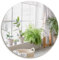 Bilderdepot24 Wandspiegel Spiegel Badspiegel - Geschliffener Spiegel komplett aus Echtglas - Rund ca. 70 cm im Ø