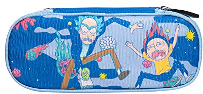 Grupo Erik Unisex Erwachsene Rick & Morty Federmappe, Blau, 23 x 9, 7 x 6 cm