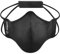 Livinguard-FITNESS MASK+PROTECTBAG-Sportmaske & Maskentasche-Waschbar, wiederverwendbar, atmungsaktive Maske aus Lyocell, Aufbewahrungstasche für Masken mit Livinguard-Technologie (Large, Black)