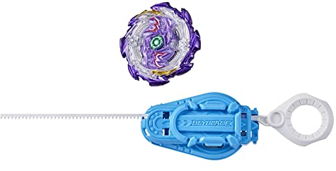 Beyblade Burst Surge, Starter Pack avec toupie de compétition Speedstorm Jet Wyvron W6 et Lanceur