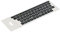 Lacerto® 14x14 mm - Autocollants français AZERTY - pour claviers PC et Ordinateur Portable - avec stratifié Mat résistant aux Rayures | French Keyboard Stickers | Couleur : Noir