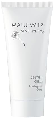 Malu Wilz DE-Stress Cream 50 ml I Skincare Gesichtspflege-Creme für sanfte Gesichtsreinigung I Schützender Gesichtsreiniger mit Hyaluronsäure I Vegan