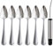 Grapefruit Spoons and Grapefruit Knife, Set of 7 Food Grade Stainless Steel Dessert Spoons Mirror Finish Fruit Knife, Serrated Grapefruit Utensils Tool, Suitable for Citrus Fruits Desserts Salads
