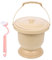 TOPBATHY Tragbar Kinder Mit Deckel Nachttopf Bettpfanne Mit Deckel Handverdickt Spucknapf Töpfchen Pisseimer Tragbare Toilette Spucknapf Nachttöpfchen Für Urinal Kinderhocker