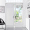 Meider Door Curtains for Door Window, French Door Curtains for Privacy, Easy Installed Door Blinds Panels, Front Door Sidelight Curtain Washable Curtain 1 Panel (White, 30 * 70(Inch))