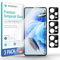 smartect Cristal Templado [3 + 3 Piezas, Clear] para Xiaomi Redmi Note 12 Pro 5G / 12 Pro Plus, Pantalla + Cámara, Protector de Pantalla HD Antiarañazos, Sin Burbujas, Dureza 9H, Ultra Resistente