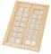 Colcolo 1/12 Dollhouse Fenêtre Poupée en Bois Petite Fenêtre Artisanat Maison de Poupée Décor Scène Décor Miniature Meubles Scène Accessoire pour Chambre