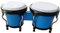 Folpus Afrikanische Trommel, Musikinstrumente, Bongo-Trommel-Set für Geburtstagsgeschenke, Kinder, Blau
