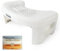 Taburete de Baño WC, Empresa Nacional, taburete Plegable, Anti Deslizante, Elevador reposapies de WC, Alivio Suave y Rápido, Taburete Fisioloógico anti Hemorroides y estreñimiento. (Blanco)