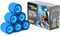 Max Tape Cohesive Bandage Football Sock Tape, Shin Pad Tape 5cm x 4.5m Box of 6 (Blue)