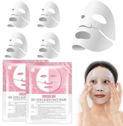 5 pièces masque de collagène visage masque de collagène masque de collagène profond masque de collagène visage masque de collagène bio masque de collagène coréen masque de collagène visage