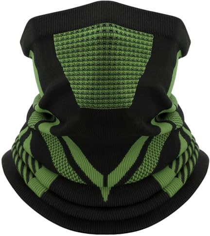 LUROON Schlauchschal Herren 1/2 Stück Halbe Sturmhaube Halstuch Winddicht Halswärmer Ski Mask Winter Loop Schal Neckwarmer Atmungsaktiv Gesichtsmaske für Motorrad Fahrrad Winter Laufen Snowboarden