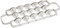 Meinl Percussion Aluminium Rocar Instrument - Mittelgroße Samba Schelleninstrument - Aluminium, Silber (RC2-M)