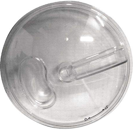 Buffalo Replacement Transparent Lid for DM067 Ice Cream Maker | Restores commercial dessert prep machines to full working order; compatible with AD973 professional appliances.