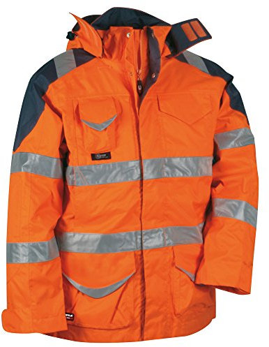 Cofra Warnschutz Winterjacke 4-in-1 Protection V024-0-01, Wetterschutzjacke, Große 64, 40-00V02401-64