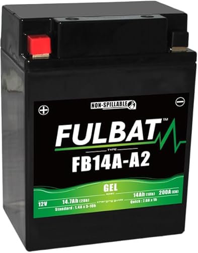 Fulbat - Batterie moto YB14A-A2 12V / 14Ah