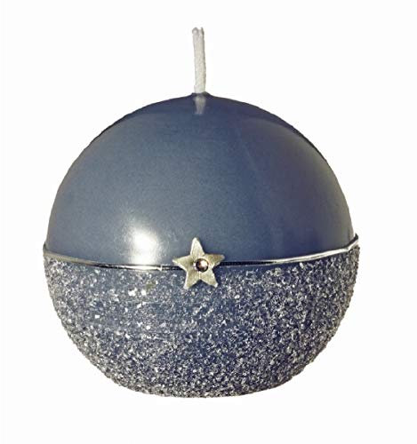 Weihnachtskerzen 4 Kugelkerzen Holy Pacific Blau 7 cm, Adventskranzkerzen