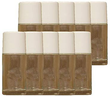 NaturGut 10 x 50 ml Rollon Glasflaschen mit Kugel und Verschlusskappe