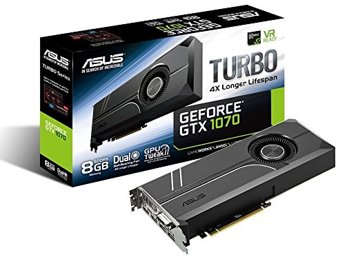 Asus Turbo GeForce GTX 1070 Scheda Grafica, 8 GB