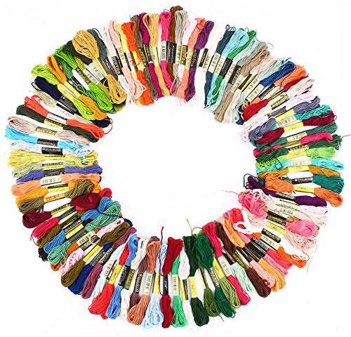100 pcs Zufällig des ähnliche Farbe Fadenzahl/Garn Wolle der Von Garn Kreuzstich