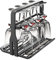 SPARES2GO Wine Glass Basket Rack for Electrolux Dishwasher
