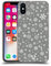 Head Case Designs Flocken Silber Urlaub Kollektion Harte Rueckseiten Handyhülle Hülle Huelle kompatibel mit Apple iPhone X/iPhone XS
