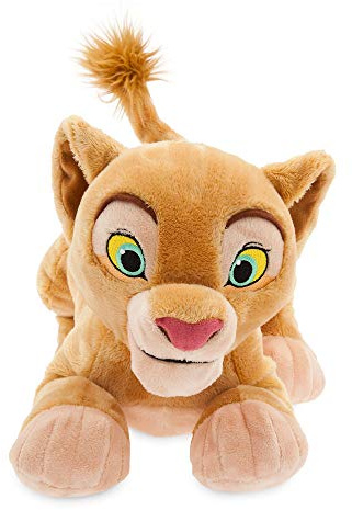 Disney Store Stofftier Nala, König der Löwen, 42 cm / 16,5, aus weichem Plüschmaterial mit Stickereien, in verspielter Pose, für alle Altersstufen geeignet