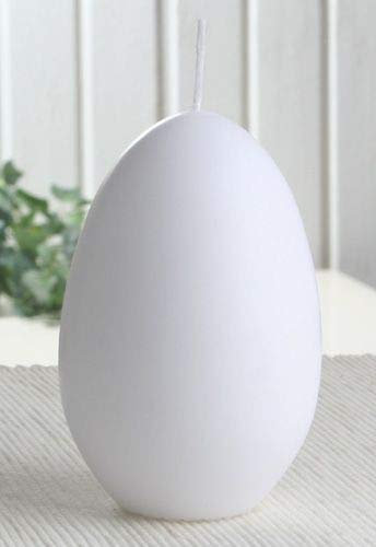 CandleCorner Eikerze, mittel, Größe 3, ca. 12 x 8 cm, weiß