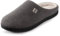 RockDove Pantofola Uomo Tipo Zoccolo con Schiuma Memory e Fodera in Pile Sherpa, 43.5 EU, Grigio Colomba