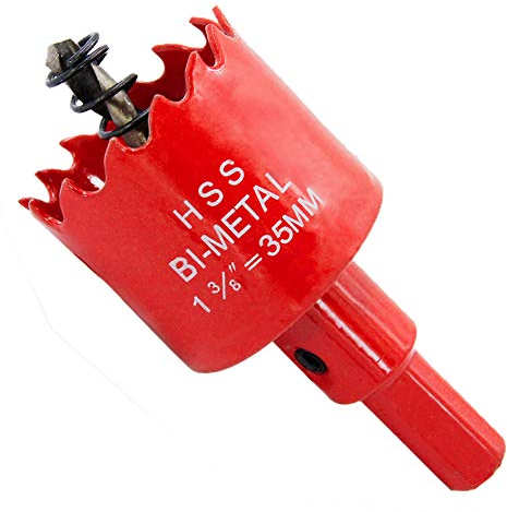 Scie cloche 35mm LAIWEI pour percer des trous dans le bois, le placoplâtre, le PVC, etc. Outil de perçage tranchant et durable