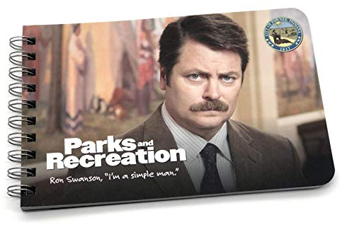 Papersalt Zitatbuch I'm a Simple Man von Ron Swanson – Merchandise von Parks and Recreation Television Series – Wird als Geschenkbuch für Geburtstage und Erntedankfest verwendet, 8,5 x 11 Zoll