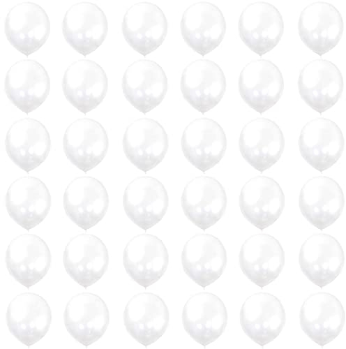 Kleine Luftballons Transparent 5 Zoll Ballons,36 Stück Mini Luftballons Helium Ballons Partyballon Deko,Latex Luftballons für Geburtstag,Hochzeit,Geschlecht Offenbaren,Brautdusche,Babyparty Deko