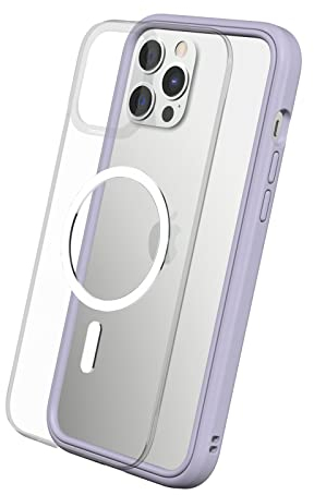 RhinoShield Modulares Case kompatibel mit MagSafe für [iPhone 12 Pro Max] | Mod NX - Überragender Magnet, Individuell anpassbare, strapazierfähige Schutzhülle 3.5M / 11ft Fallschut - Lavender