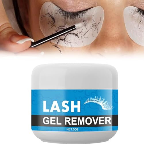 Extensiones de Pestañas Crema Removedora, Crema Removedora de Pestañas Injertada, Removedor de Pegamento de Pestañas, para Extensiones de Pestañas Injerto Removedor de Gel 50g